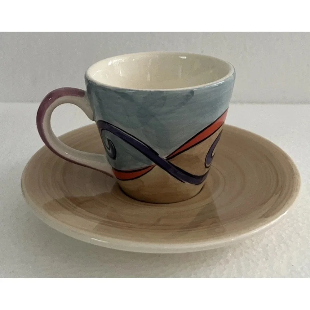Herman Dodge & Son, Inc Hand Painted Tea Cup‎ & Saucer